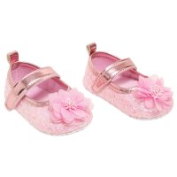 B2268-P: Pink Glitter Shoes (6-15 Months)